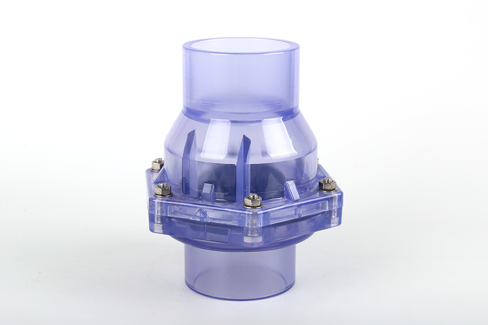 海伦透明翻板式止回阀